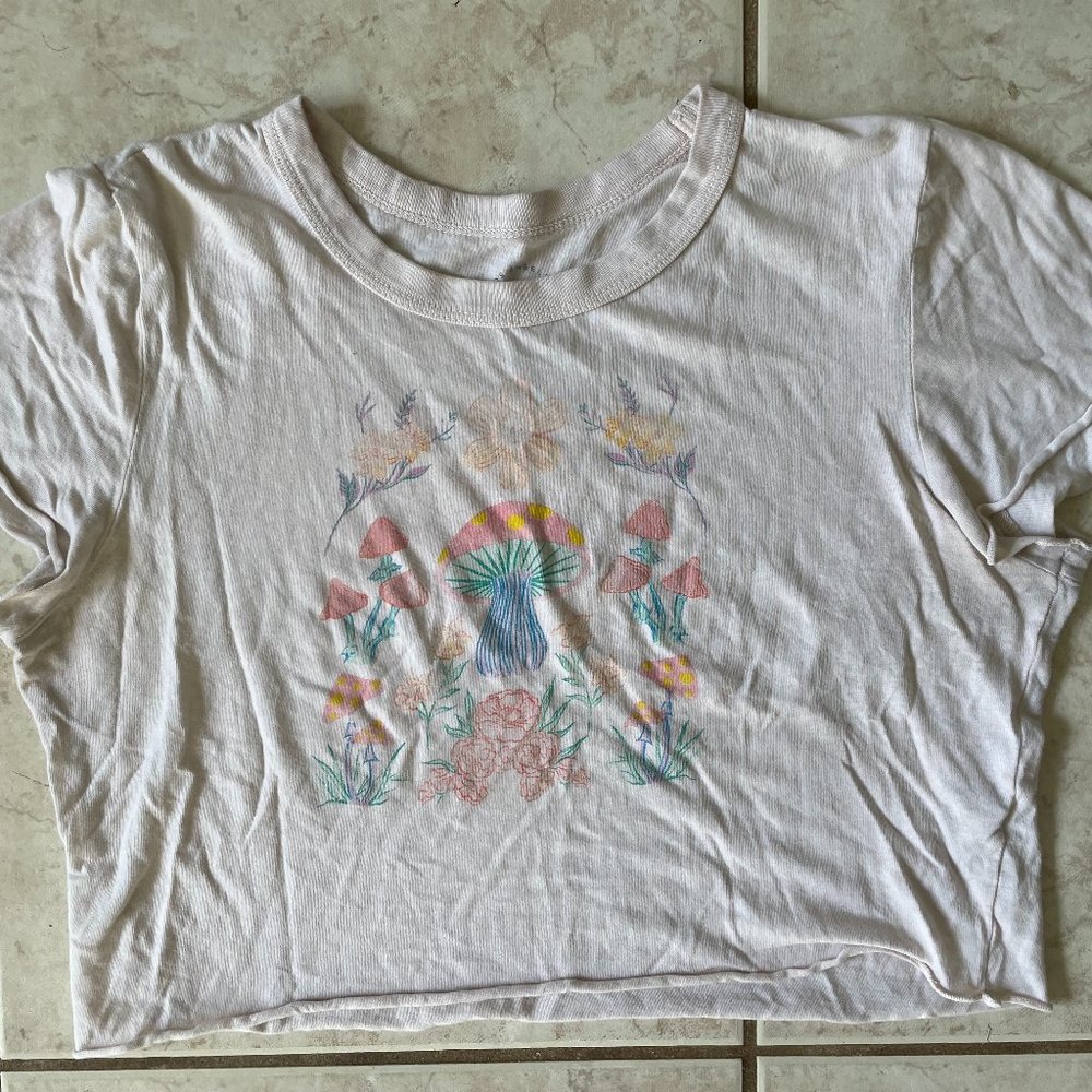 CROPPED FLORAL SHIRT